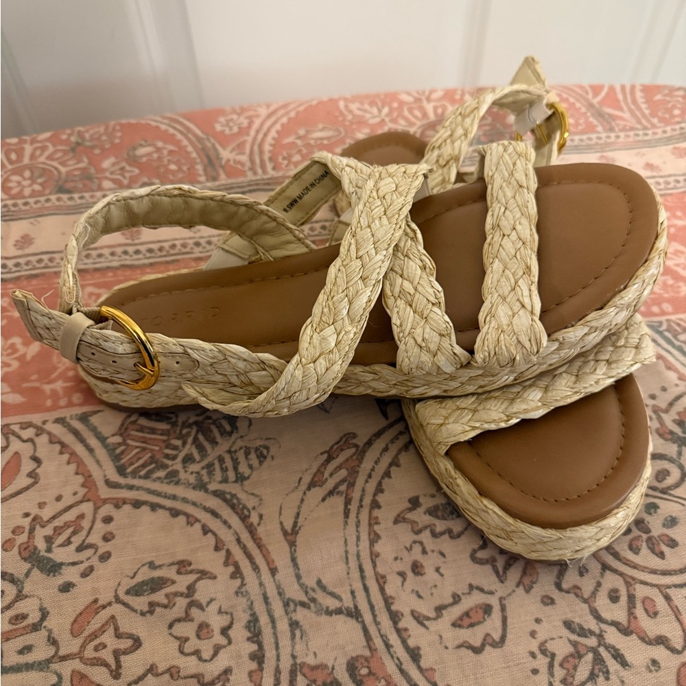 Torrid Tan Braided Espadrille Sandals
